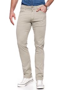 Wrangler - WRANGLER SPODNIE MĘSKIE GREENSBORO CAMEL WASHED W15QMM49J 112126986. Materiał: materiał #6