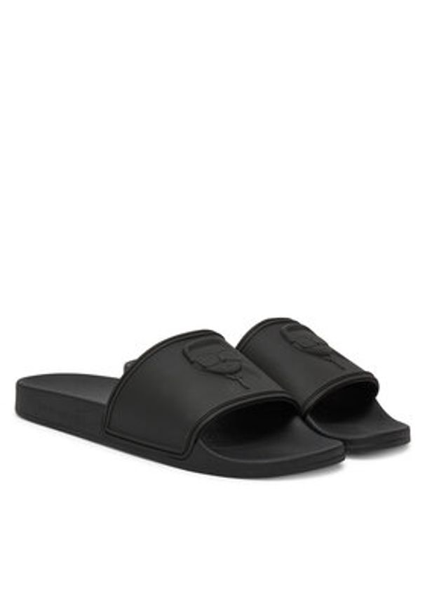 Karl Lagerfeld - KARL LAGERFELD Klapki KL70009 Czarny. Kolor: czarny