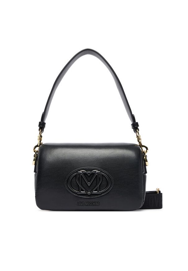 Love Moschino - LOVE MOSCHINO Torebka JC4333PP0OKM0000 Czarny. Kolor: czarny. Materiał: skórzane