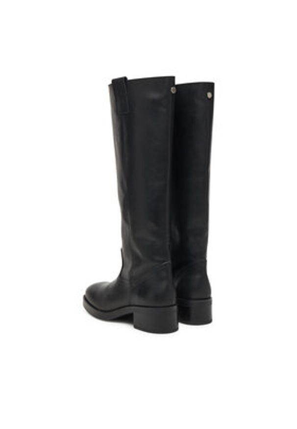 Steve Madden Kozaki Banner SM11003092 Czarny. Kolor: czarny. Materiał: skóra