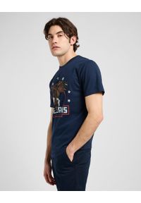 Lee - MESKA KOSZULKA LEE ESSENTIAL GRAPHIC TEE RIVET NAVY 112372360 #1