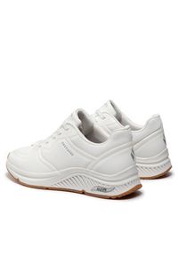 skechers - Skechers Sneakersy Mile Makers 155570/WHT Biały. Kolor: biały. Materiał: skóra