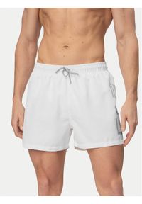 EA7 Emporio Armani Szorty kąpielowe 7M002001 AF14497 M0076 Biały Regular Fit. Kolor: biały. Materiał: syntetyk #1