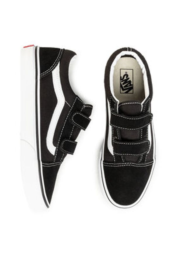 Vans Tenisówki Old Skool V VN0A4UI16BT1 Czarny. Kolor: czarny. Materiał: skóra, zamsz