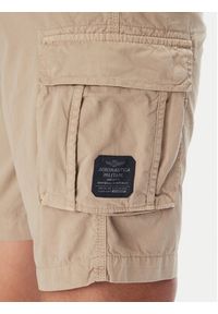 Aeronautica Militare Szorty materiałowe 251BE066CT1122 Beżowy Regular Fit. Kolor: beżowy. Materiał: bawełna #2