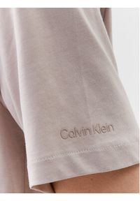 Calvin Klein T-Shirt K20K205410 Beżowy Relaxed Fit. Kolor: beżowy. Materiał: bawełna #4