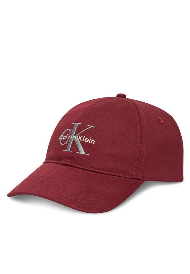 Calvin Klein Czapka z daszkiem LV04G5004G Czerwony. Kolor: czerwony. Materiał: bawełna, materiał
