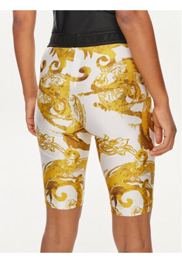 Versace Jeans Couture Kolarki 76HAC106 Biały Skinny Fit. Kolor: biały. Materiał: syntetyk