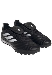 Adidas - Buty piłkarskie adidas Copa Gloro Tf FZ6121 czarne czarne. Zapięcie: sznurówki. Kolor: czarny. Materiał: skóra. Szerokość cholewki: normalna. Sport: piłka nożna