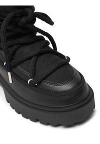 TOMMY HILFIGER - Tommy Hilfiger Śniegowce FW0FW08085 Czarny. Kolor: czarny. Materiał: skóra #5