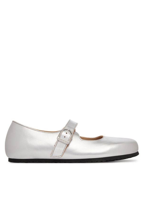 Baleriny Birkenstock. Kolor: srebrny