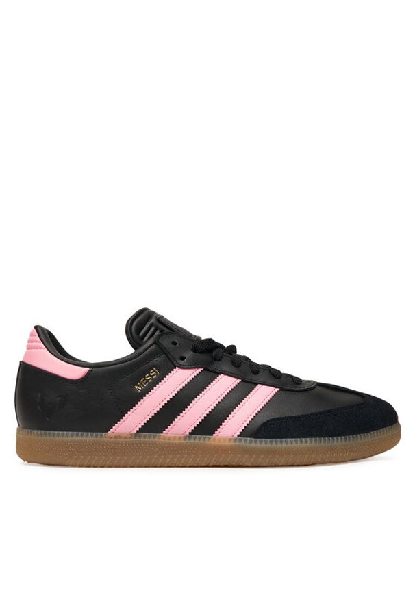 Adidas - adidas Buty do piłki nożnej Samba Messi Boots JP7845 Czarny. Kolor: czarny. Materiał: skóra