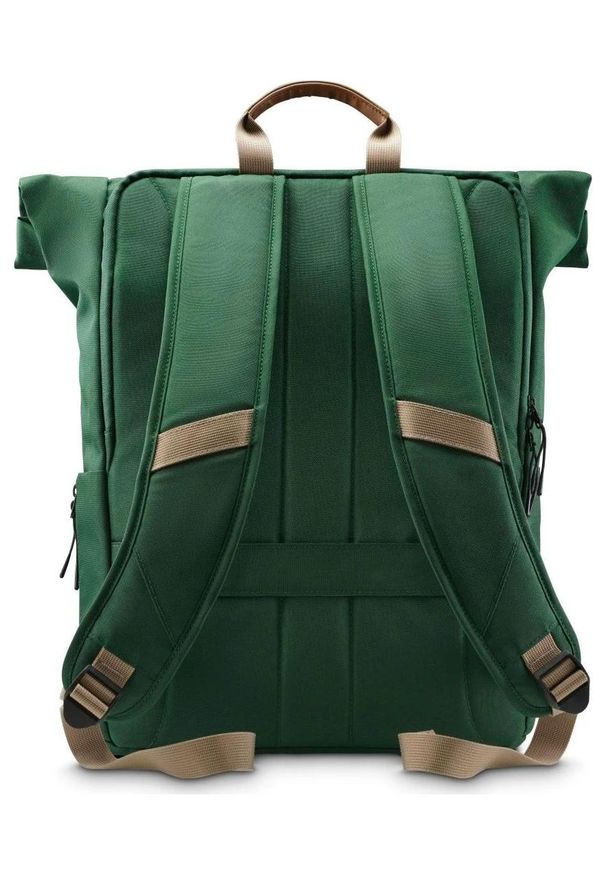 hama - Plecak Hama Silvan 16.2'' zielony. Kolor: zielony. Materiał: materiał. Styl: casual