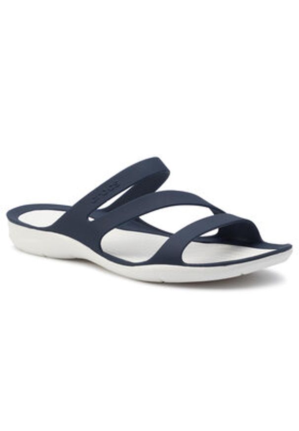 Crocs Klapki Swiftwater Sandal W 203998 Granatowy. Kolor: niebieski