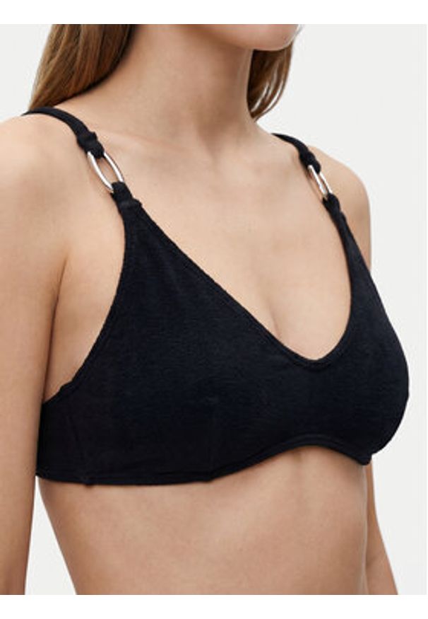 MICHAEL Michael Kors Góra od bikini MM06307 Czarny. Kolor: czarny. Materiał: syntetyk