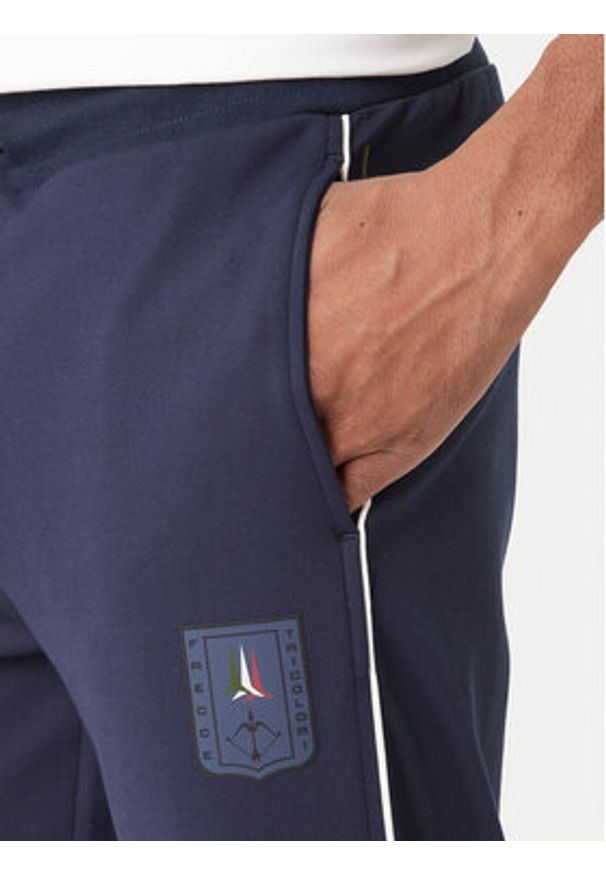 Aeronautica Militare Dres 252TF0101UF00667 Granatowy Regular Fit. Kolor: niebieski. Materiał: wiskoza