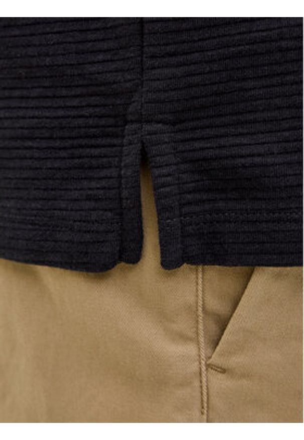 Jack & Jones Polo Benja 12269338 Czarny Regular Fit. Typ kołnierza: polo. Kolor: czarny. Materiał: bawełna