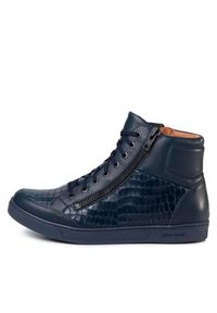 Gino Rossi Sneakersy Dex MTU433-K54-0793-0134-0 Granatowy. Kolor: niebieski. Materiał: skóra