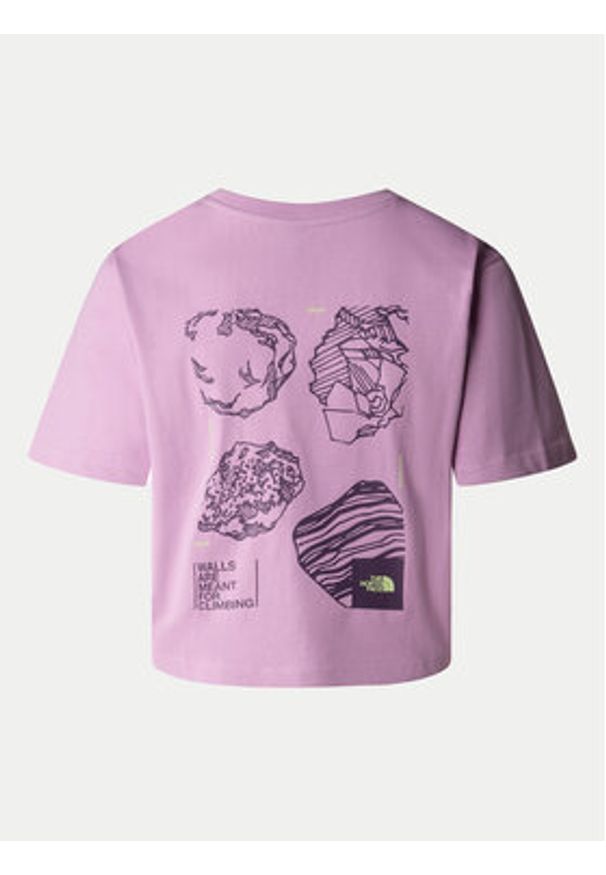 The North Face T-Shirt NF0A880N Różowy Regular Fit. Kolor: różowy. Materiał: bawełna
