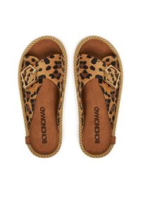 Bohonomad Klapki Casablanca CAS.12-LEO Brązowy. Kolor: brązowy. Materiał: skóra #3