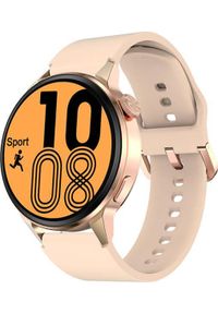 DT NO.1 - Smartwatch DT No.1 DT4+ Różowy. Rodzaj zegarka: smartwatch. Kolor: różowy