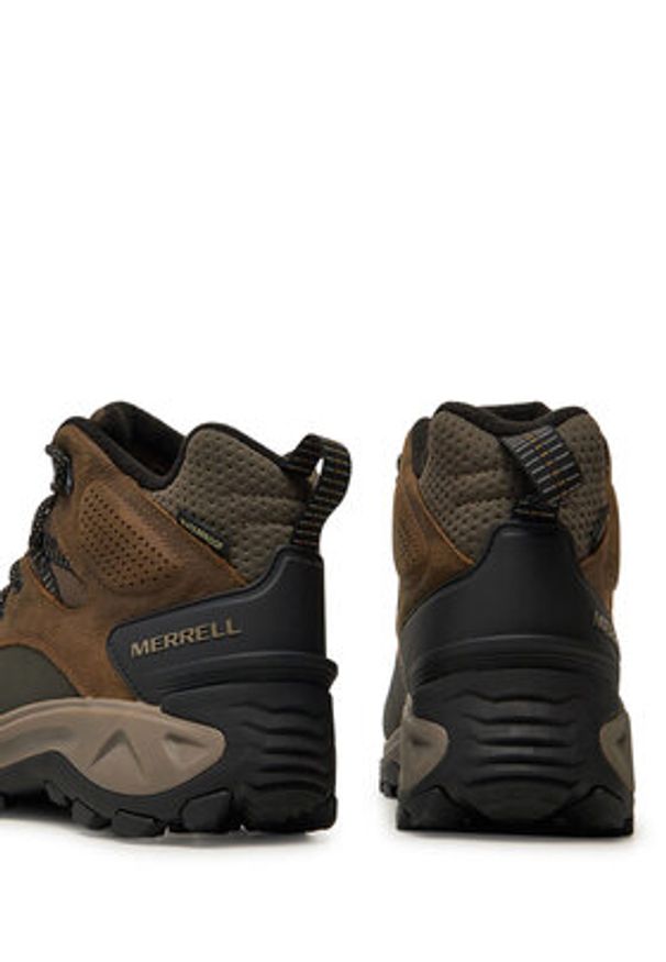 Merrell Trekkingi Thermo Kiruna 2 Mid Wp J037241 Brązowy. Kolor: brązowy. Materiał: zamsz, skóra. Sport: turystyka piesza