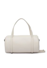 Calvin Klein Torebka Foil Logo Small Duffle Bag LV04F3663G Kremowy. Kolor: kremowy. Materiał: skórzane #1