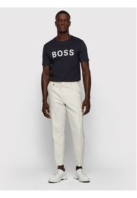 BOSS - Boss T-Shirt Tiburt 171_BB 50430889 Granatowy Regular Fit. Kolor: niebieski. Materiał: bawełna