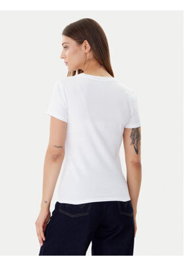 Levi's® Komplet 2 t-shirtów Essential 004AO-0002 Biały Slim Fit. Kolor: biały. Materiał: bawełna