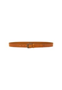 Wrangler - WRANGLER MĘSKI PASEK SKÓRZANY LEATHER BELT COGNAC 112358070 PREMIUM. Materiał: skóra #4