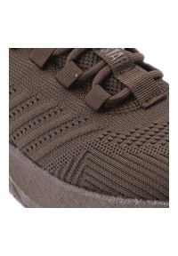 Big-Star - Sneakersy damskie Big Star, cholewka z materiału tekstylnego o oddychającej strukturze wsuwany fason, brązowe, UU274055. Kolor: brązowy. Materiał: materiał. Szerokość cholewki: normalna #4