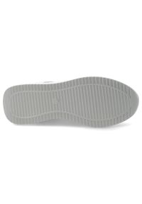 Białe Sneakersy S.Barski Sportowe Obuwie Damskie. Okazja: na co dzień. Zapięcie: sznurówki. Kolor: biały. Materiał: materiał. Szerokość cholewki: normalna