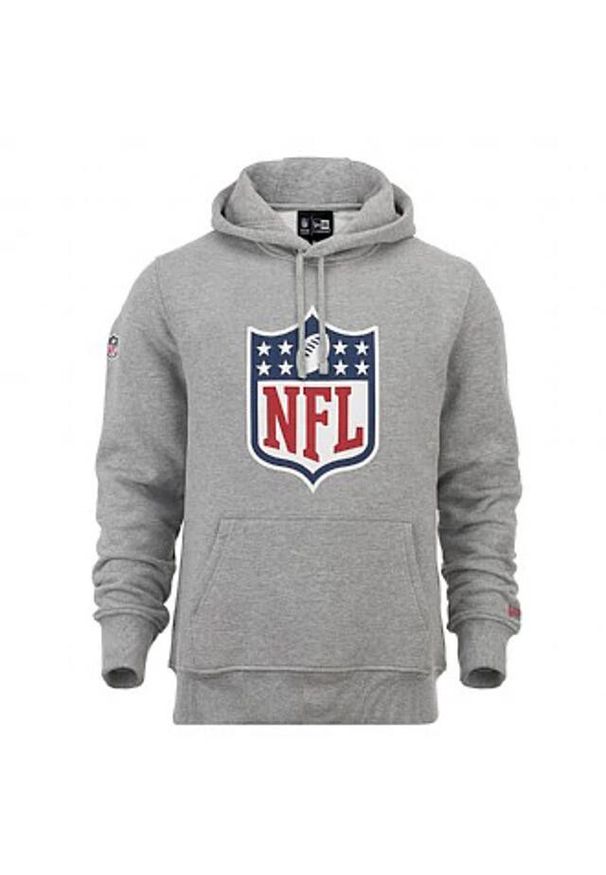 Bluza z kapturem New Era NFL Generic Logo. Typ kołnierza: kaptur. Kolor: szary, wielokolorowy, biały