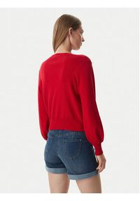 Morgan Kardigan 261-MLIKE Czerwony Regular Fit. Kolor: czerwony. Materiał: wiskoza #4