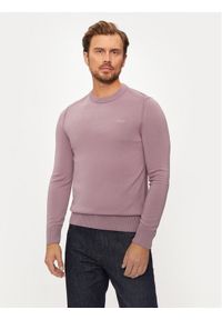 BOSS - Boss Sweter Avac_C 50501762 Fioletowy Regular Fit. Kolor: fioletowy. Materiał: syntetyk