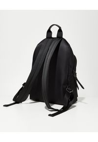 PALM ANGELS - Czarny plecak z logo. Kolor: czarny. Wzór: aplikacja #2