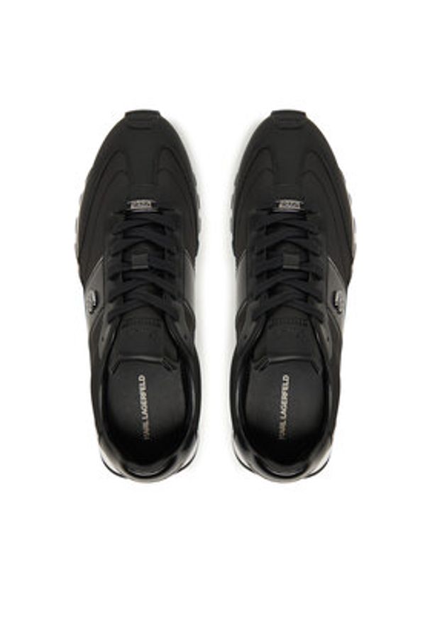Karl Lagerfeld - KARL LAGERFELD Sneakersy KL51129 Czarny. Kolor: czarny. Materiał: skóra