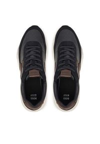 BOSS Sneakersy Vinston 50568951 Granatowy. Kolor: niebieski. Materiał: skóra #3