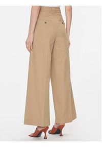 Weekend Max Mara Spodnie materiałowe Pino 2415131121 Beżowy Wide Leg. Kolor: beżowy. Materiał: bawełna #4
