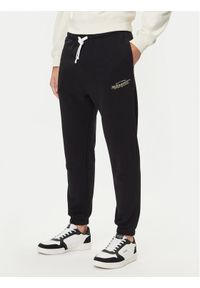 Jack & Jones - Jack&Jones Spodnie dresowe Kane Billy 12283257 Czarny Relaxed Fit. Kolor: czarny. Materiał: bawełna