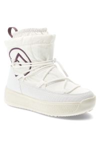 Białe Śniegowce Filippo Ciepłe Buty Damskie Na Platformie. Kolor: biały. Obcas: na platformie #1