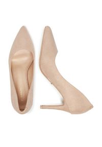 DeeZee Szpilki IV-DBC Beżowy. Kolor: beżowy. Materiał: materiał. Obcas: na szpilce #4