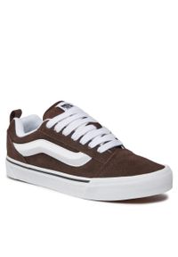 Tenisówki Vans Knu Skool VN0009QCNWH1 Brown/White. Kolor: brązowy #1