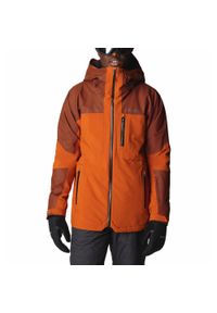 columbia - Kurtka Narciarska Męska Columbia Snow Slab Black Dot Jacket. Kolor: pomarańczowy. Sport: narciarstwo