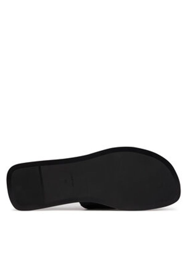 Calvin Klein Japonki Leather Toe Post Sandals HW0HW02866 Czarny. Kolor: czarny. Materiał: skóra