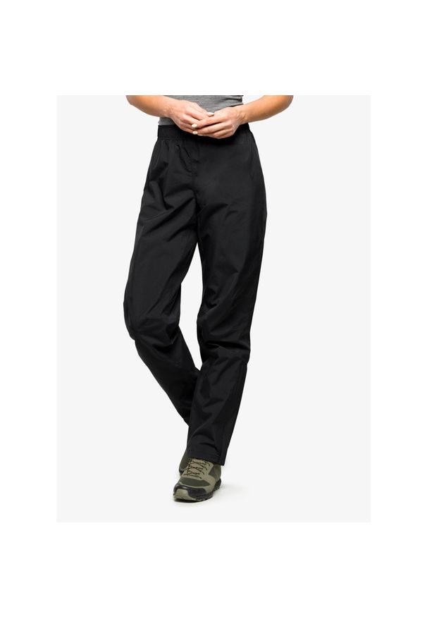 Haglöfs - Spodnie przeciwdeszczowe damskie Haglofs Korp Proof Pant. Kolor: czarny. Długość: długie