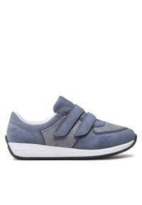 Rieker Sneakersy N1168-14 Niebieski. Kolor: niebieski. Materiał: materiał