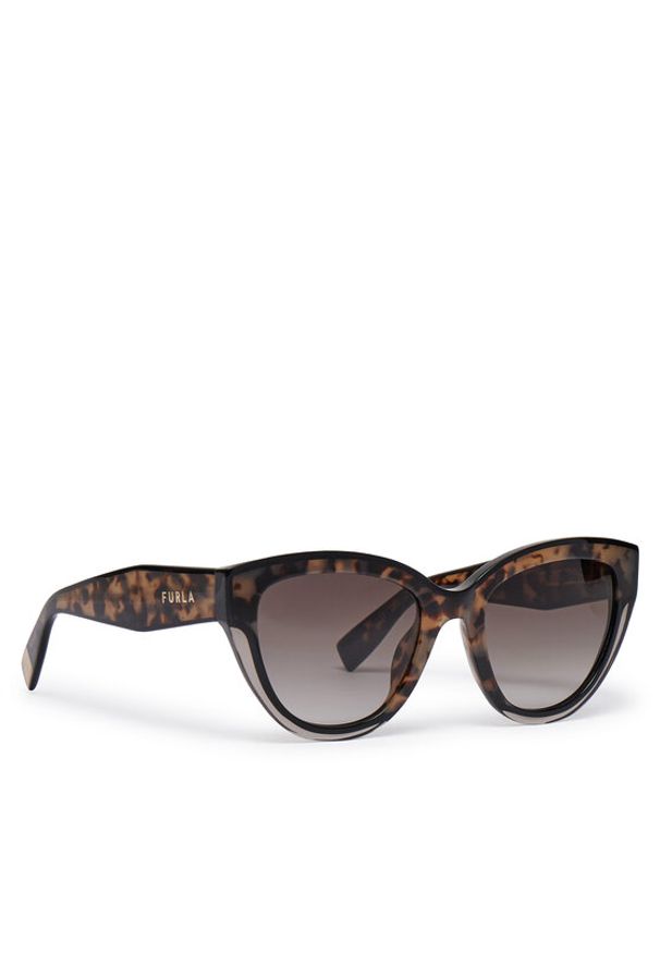 Furla Okulary przeciwsłoneczne Sunglasses Sfu779 WD00107-BX1892-HAO00-4401 Brązowy. Kolor: brązowy