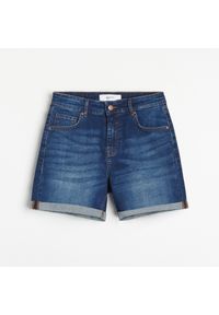 Reserved - Jeansowe szorty - Granatowy. Kolor: niebieski. Materiał: jeans #1