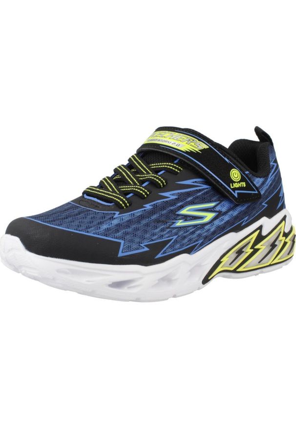 skechers - Buty Dziecko Skechers Light Storm 2.0 wielokolorowy. Kolor: niebieski. Model: Skechers Sport. Sport: turystyka piesza